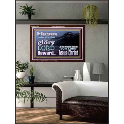 THE GLORY OF THE LORD WILL BE UPON YOU  Custom Inspiration Scriptural Art Acrylic Frame  GWARK10320  "33X25"