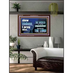 THE WICKED WILL NOT GO UNPUNISHED  Bible Verse for Home Acrylic Frame  GWARK10330  "33X25"