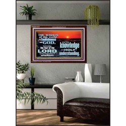 THE FEAR OF THE LORD BEGINNING OF WISDOM  Inspirational Bible Verses Acrylic Frame  GWARK10337  "33X25"