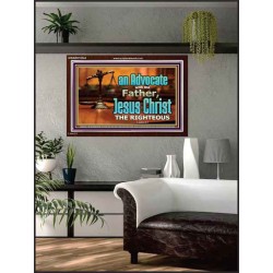 CHRIST JESUS OUR ADVOCATE WITH THE FATHER  Bible Verse for Home Acrylic Frame  GWARK10344  "33X25"