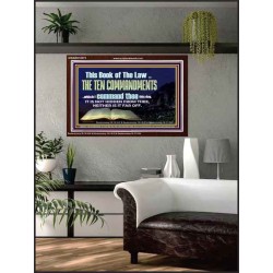 DO NOT IGNORE THE TEN COMMANDMENTS  Unique Power Bible Acrylic Frame  GWARK10373  "33X25"