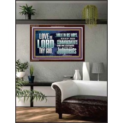 WALK IN ALL THE WAYS OF THE LORD  Righteous Living Christian Acrylic Frame  GWARK10375  "33X25"