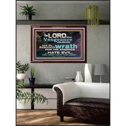 HATE EVIL YOU WHO LOVE THE LORD  Children Room Wall Acrylic Frame  GWARK10378  "33X25"