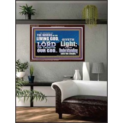 THE WORDS OF LIVING GOD GIVETH LIGHT  Unique Power Bible Acrylic Frame  GWARK10409  "33X25"
