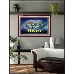 DO THE WILL OF GOD FROM THE HEART  Unique Scriptural Acrylic Frame  GWARK10426  "33X25"