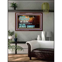 THE PRECIOUS NAME OF OUR LORD JESUS CHRIST  Bible Verse Art Prints  GWARK10432  "33X25"