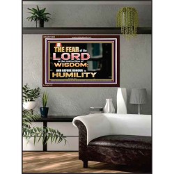 BEFORE HONOUR IS HUMILITY  Scriptural Acrylic Frame Signs  GWARK10455  "33X25"