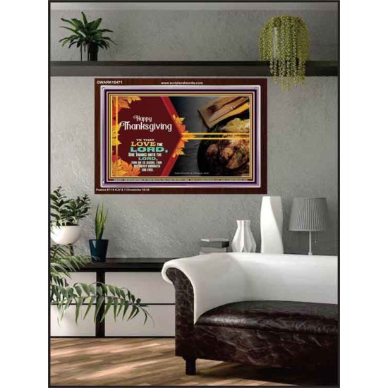 THE LORD IS GOOD HIS MERCY ENDURETH FOR EVER  Contemporary Christian Wall Art  GWARK10471  