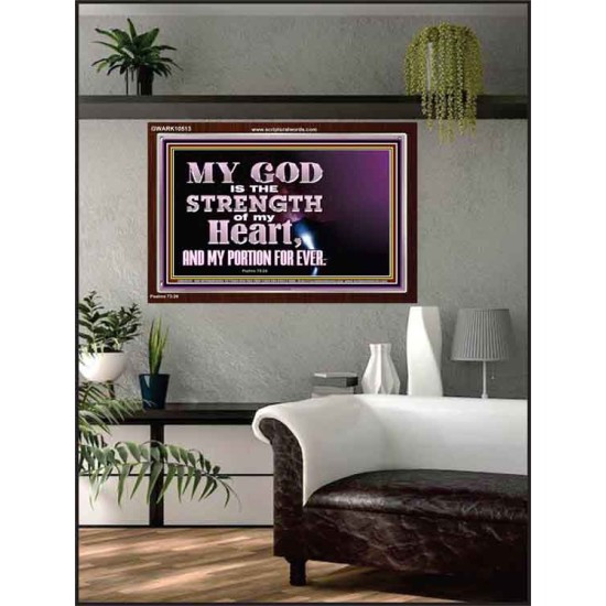 JEHOVAH THE STRENGTH OF MY HEART  Bible Verses Wall Art & Decor   GWARK10513  