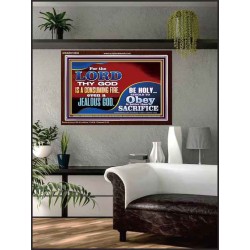 TO OBEY IS BETTER THAN SACRIFICE  Scripture Art Prints Acrylic Frame  GWARK10538  "33X25"