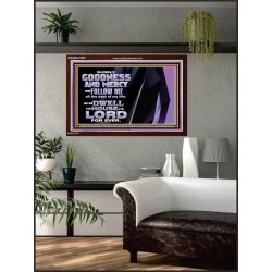 SURELY GOODNESS AND MERCY SHALL FOLLOW ME  Custom Wall Scripture Art  GWARK10607  "33X25"