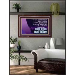 DOING THE DESIRE OF GOD LEADS TO RIGHTEOUSNESS  Bible Verse Acrylic Frame Art  GWARK10628  "33X25"