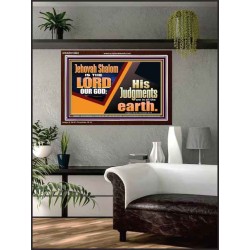 JEHOVAH SHALOM IS THE LORD OUR GOD  Ultimate Inspirational Wall Art Acrylic Frame  GWARK10662  "33X25"