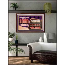 THE LORD IS A DEPENDABLE RIGHTEOUS JUDGE VERY FAITHFUL GOD  Unique Power Bible Acrylic Frame  GWARK10682  "33X25"