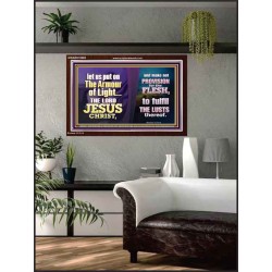 THE ARMOUR OF LIGHT OUR LORD JESUS CHRIST  Ultimate Inspirational Wall Art Acrylic Frame  GWARK10689  "33X25"