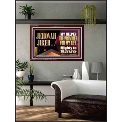 JEHOVAHJIREH THE PROVIDER FOR OUR LIVES  Righteous Living Christian Acrylic Frame  GWARK10714  "33X25"