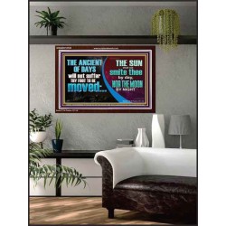 THE ANCIENT OF DAYS WILL NOT SUFFER THY FOOT TO BE MOVED  Scripture Wall Art  GWARK10728  "33X25"