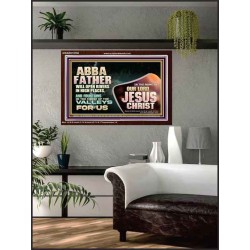 ABBA FATHER WILL OPEN RIVERS IN HIGH PLACES AND FOUNTAINS IN THE MIDST OF THE VALLEY  Bible Verse Acrylic Frame  GWARK10756  