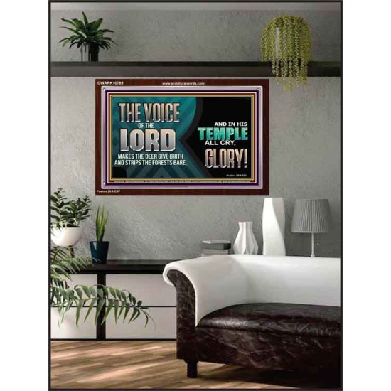THE VOICE OF THE LORD MAKES THE DEER GIVE BIRTH  Art & Wall Décor  GWARK10789  
