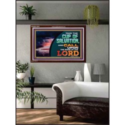 TAKE THE CUP OF SALVATION  Unique Scriptural Picture  GWARK12036  "33X25"