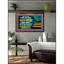 BELOVED THE EYES OF THE LORD RUN TO AND FRO THROUGHOUT THE WHOLE EARTH  Scripture Wall Art  GWARK12094  "33X25"