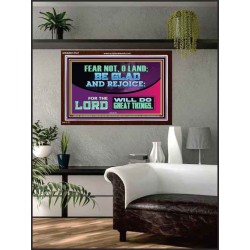 THE LORD WILL DO GREAT THINGS  Custom Inspiration Bible Verse Acrylic Frame  GWARK12147  "33X25"