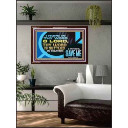 O LORD I AM THINE SAVE ME  Large Scripture Wall Art  GWARK12177  "33X25"