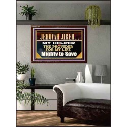 JEHOVAH JIREH MY HELPER THE PROVIDER FOR MY LIFE  Unique Power Bible Acrylic Frame  GWARK12249  "33X25"