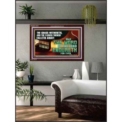 THE WORD OF THE LORD ENDURETH FOR EVER  Sanctuary Wall Acrylic Frame  GWARK12434  "33X25"