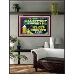 MY CUP RUNNETH OVER  Unique Power Bible Acrylic Frame  GWARK12588  "33X25"