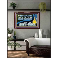 ANOINTED WITH FRESH OIL  Large Scripture Wall Art  GWARK12590  