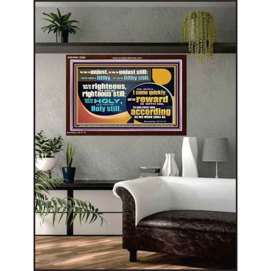 BE RIGHTEOUS STILL  Bible Verses Wall Art  GWARK12950  