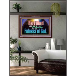 BE FILLED WITH ALL THE FULNESS OF GOD  Ultimate Inspirational Wall Art Acrylic Frame  GWARK13057  "33X25"