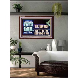 SEEK THOSE THINGS WHICH ARE ABOVE WHERE CHRIST SITTETH  Eternal Power Acrylic Frame  GWARK13062  