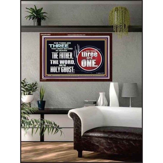 THE THREE THAT BEAR RECORD IN HEAVEN  Modern Wall Art  GWARK9902  