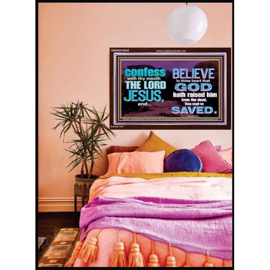 IN CHRIST JESUS IS ULTIMATE DELIVERANCE  Bible Verse for Home Acrylic Frame  GWARK10343  