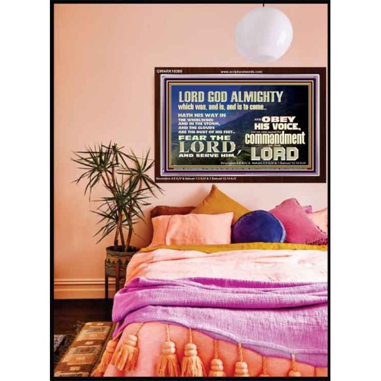 REBEL NOT AGAINST THE COMMANDMENTS OF THE LORD  Ultimate Inspirational Wall Art Picture  GWARK10380  