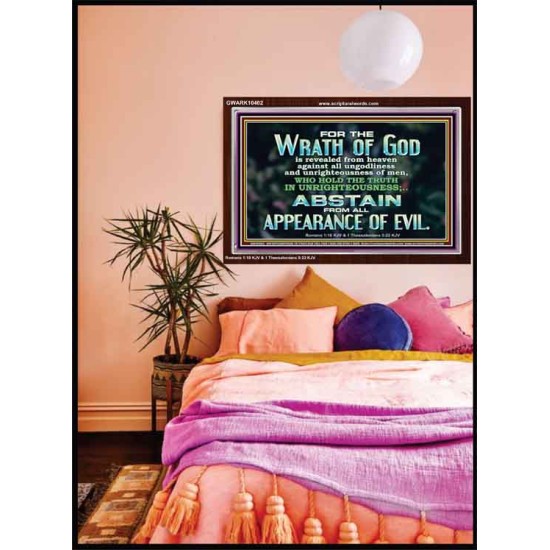 UNGODLINESS AND UNRIGHTEOUSNESS OUTLAW IN ETERNITY  Righteous Living Christian Acrylic Frame  GWARK10402  