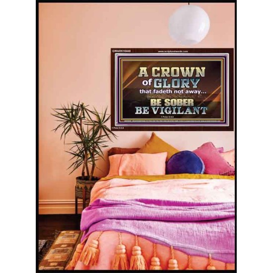 CROWN OF GLORY FOR OVERCOMERS  Scriptures Décor Wall Art  GWARK10440  