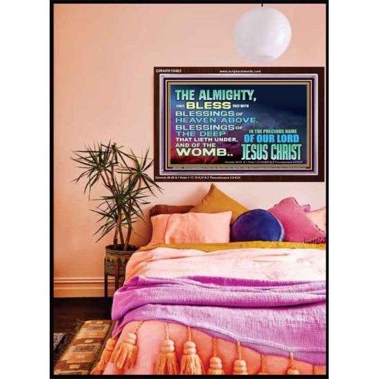 DO YOU WANT BLESSINGS OF THE DEEP  Christian Quote Acrylic Frame  GWARK10463  