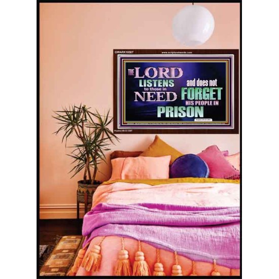 THE LORD NEVER FORGET HIS CHILDREN  Christian Artwork Acrylic Frame  GWARK10507  