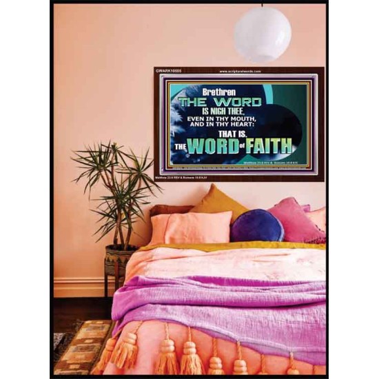 THE WORD IS NIGH THEE  Christian Quotes Acrylic Frame  GWARK10555  