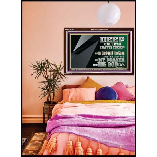 DEEP CALLETH UNTO DEEP  Modern Wall Art  GWARK10591  