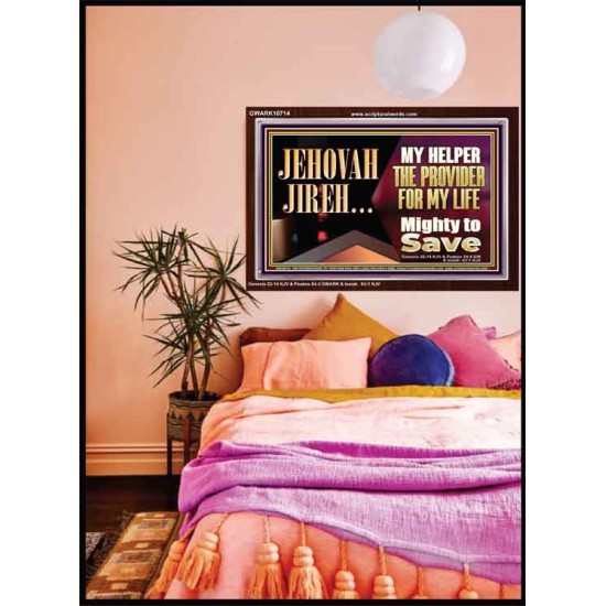 JEHOVAHJIREH THE PROVIDER FOR OUR LIVES  Righteous Living Christian Acrylic Frame  GWARK10714  