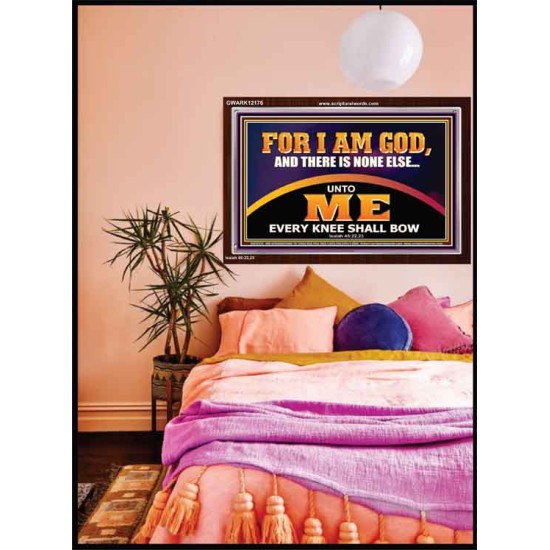 UNTO ME EVERY KNEE SHALL BOW  Scripture Wall Art  GWARK12176  