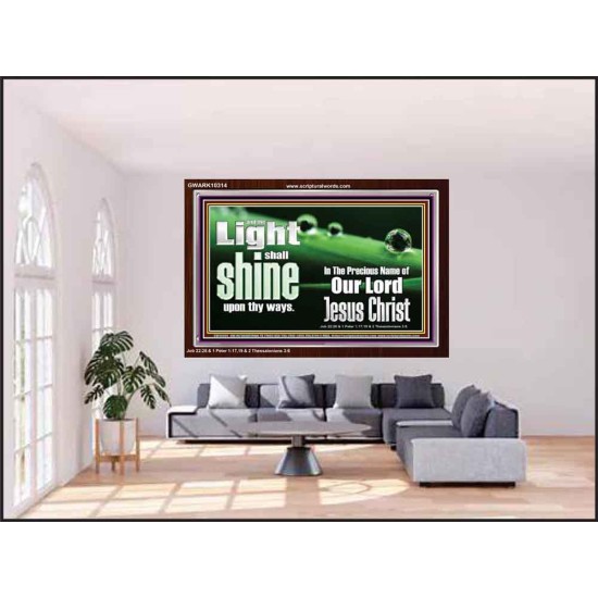 THE LIGHT SHINE UPON THEE  Custom Wall Décor  GWARK10314  