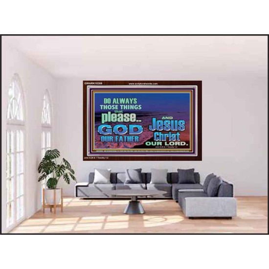 IT PAYS TO PLEASE THE LORD GOD ALMIGHTY  Church Picture  GWARK10359  