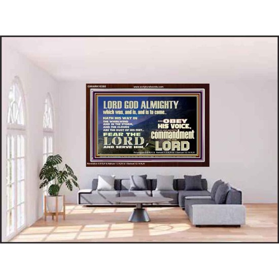 REBEL NOT AGAINST THE COMMANDMENTS OF THE LORD  Ultimate Inspirational Wall Art Picture  GWARK10380  