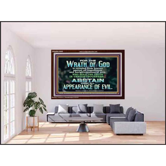 UNGODLINESS AND UNRIGHTEOUSNESS OUTLAW IN ETERNITY  Righteous Living Christian Acrylic Frame  GWARK10402  