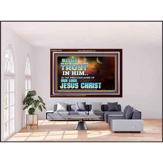 THE PRECIOUS NAME OF OUR LORD JESUS CHRIST  Bible Verse Art Prints  GWARK10432  